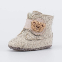 007013-49 бежевый пинетки ясельная Войлок 18-19-22-23 (2-3-3)